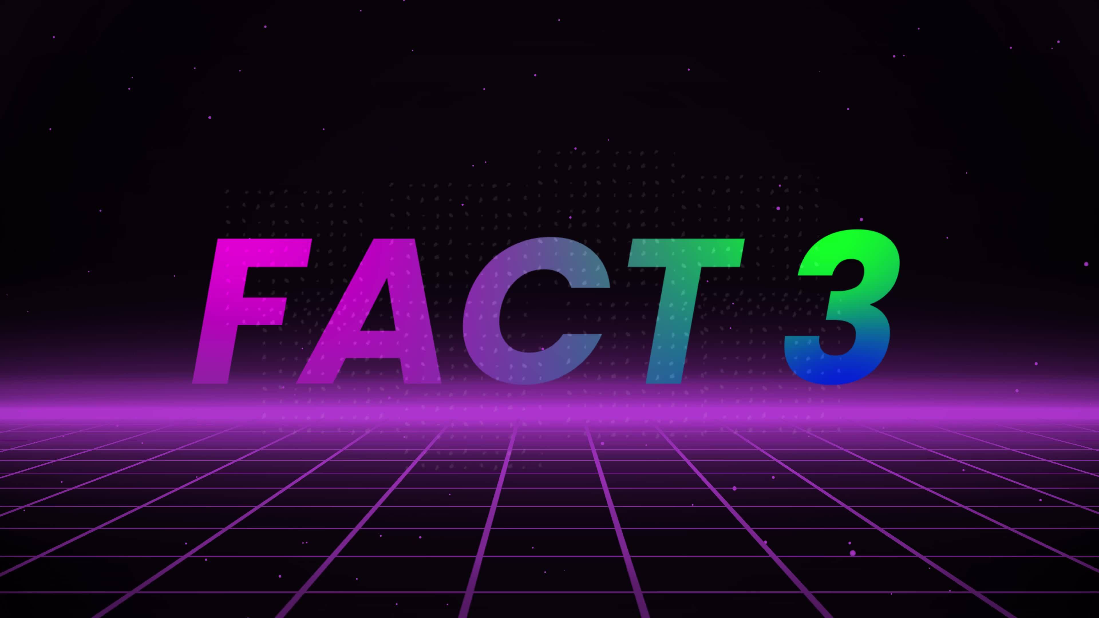 Fact 3 Text Animation Background V1.1 20734073 Stock Video at Vecteezy