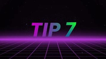 tip 7 tekst animatie achtergrond v1.1 video