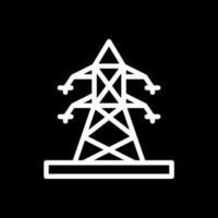 diseño de icono de vector de poste eléctrico
