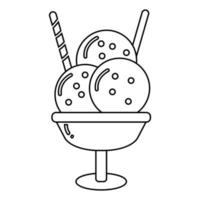 ice cream icon illustration vector