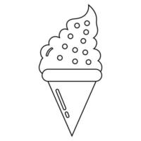 ice cream icon illustration vector