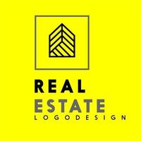 logotipo inmobiliario vector