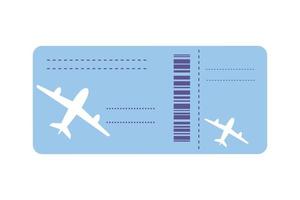 Airplane tickets. Boarding pass for the plane. Illustration isolated on white background vector