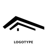 House Logo. Symbol Geometric Linear Style. Usable for Real Estate, Construction, Architecture, and Building Logos vector