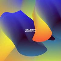 Vector colorful abstract gradient background for banner, poster, and flyer Free Vector