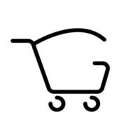 Shopping trolley logo design template with a combination of letters G vector