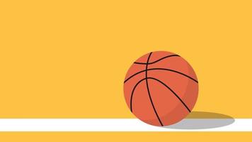 baloncesto dibujos animados vector. gratis espacio para texto. fondo de pantalla. Copiar espacio. vector