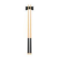 Chopsticks vector. chopsticks white background. wallpaper. free space for text. copy space. vector