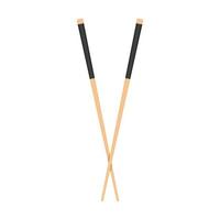 Chopsticks vector. chopsticks white background. wallpaper. free space for text. copy space. vector