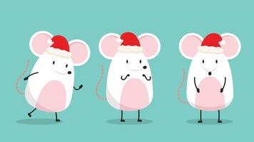 Rat character design. wallpaper. free space for text. copy space. vector