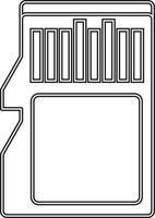 móvil Dakota del Sur tarjeta electrónico hardware externo memoria datos almacenamiento vector