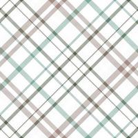 Tartan pattern is a patterned cloth consisting of criss crossed, horizontal and vertical bands in multiple colours.Seamless tartan for  scarf,pyjamas,blanket,duvet,kilt large shawl. vector