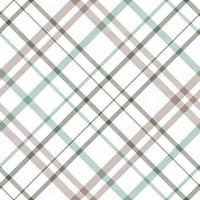 Tartan pattern is a patterned cloth consisting of criss crossed, horizontal and vertical bands in multiple colours.Seamless tartan for  scarf,pyjamas,blanket,duvet,kilt large shawl. vector