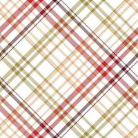 Plaid patterns  seamless is a patterned cloth consisting of criss crossed, horizontal and vertical bands in multiple colours.Seamless tartan for  scarf,pyjamas,blanket,duvet,kilt large shawl. vector