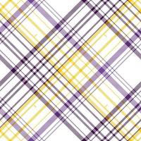Tartan pattern plaid seamless is a patterned cloth consisting of criss crossed, horizontal and vertical bands in multiple colours.Seamless tartan for  scarf,pyjamas,blanket,duvet,kilt large shawl. vector