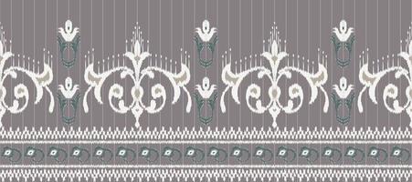 African Motif Ikat paisley embroidery background. geometric ethnic oriental pattern traditional. Ikat Aztec style abstract vector illustration. design for print texture,fabric,saree,sari,carpet.