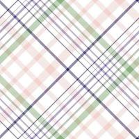 Simple plaid pattern is a patterned cloth consisting of criss crossed, horizontal and vertical bands in multiple colours.Seamless tartan for  scarf,pyjamas,blanket,duvet,kilt large shawl. vector