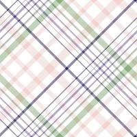 Simple plaid pattern is a patterned cloth consisting of criss crossed, horizontal and vertical bands in multiple colours.Seamless tartan for  scarf,pyjamas,blanket,duvet,kilt large shawl. vector