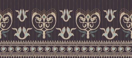 africano ikat cachemir bordado. batik textil africano ikat sin costura modelo digital vector diseño para impresión sari curti borneo tela frontera ikkat dupatta