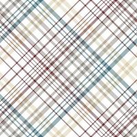 Tartan pattern seamless is a patterned cloth consisting of criss crossed, horizontal and vertical bands in multiple colours.Seamless tartan for  scarf,pyjamas,blanket,duvet,kilt large shawl. vector