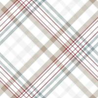 Scottish tartan seamless pattern is a patterned cloth consisting of criss crossed, horizontal and vertical bands in multiple colours.Seamless tartan for  scarf,pyjamas,blanket,duvet,kilt large shawl. vector