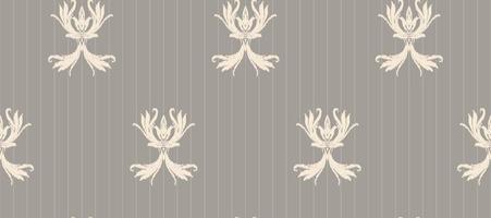 africano ikat cachemir bordado. batik textil ikat flores sin costura modelo digital vector diseño para impresión sari curti borneo tela frontera cepillo elegante