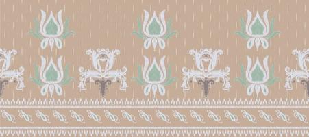 africano ikat cachemir bordado. batik textil ikat diamante sin costura modelo digital vector diseño para impresión sari curti borneo tela frontera cepillo fiesta vestir