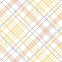 Plaid pattern is a patterned cloth consisting of criss crossed, horizontal and vertical bands in multiple colours.Seamless tartan for  scarf,pyjamas,blanket,duvet,kilt large shawl. vector