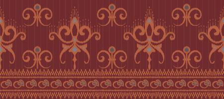 African Motif Ikat paisley embroidery background. geometric ethnic oriental pattern traditional. Ikat Aztec style abstract vector illustration. design for print texture,fabric,saree,sari,carpet.