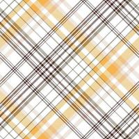 Scott tartan seamless pattern is a patterned cloth consisting of criss crossed, horizontal and vertical bands in multiple colours.Seamless tartan for  scarf,pyjamas,blanket,duvet,kilt large shawl. vector