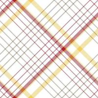 Tartan pattern plaid seamless is a patterned cloth consisting of criss crossed, horizontal and vertical bands in multiple colours.Seamless tartan for  scarf,pyjamas,blanket,duvet,kilt large shawl. vector