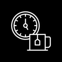 diseño de icono de vector de tiempo de té