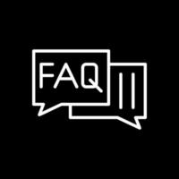 Faq Vector Icon Design