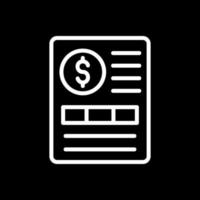 Invoice Vector Icon Design