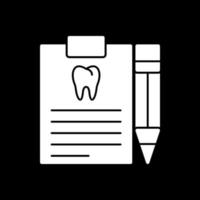 Dental Report Vector Icon Design