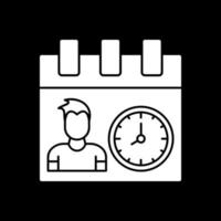 diseño de icono de vector de horas de trabajo