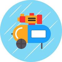 Air Compressor Vector Icon Design