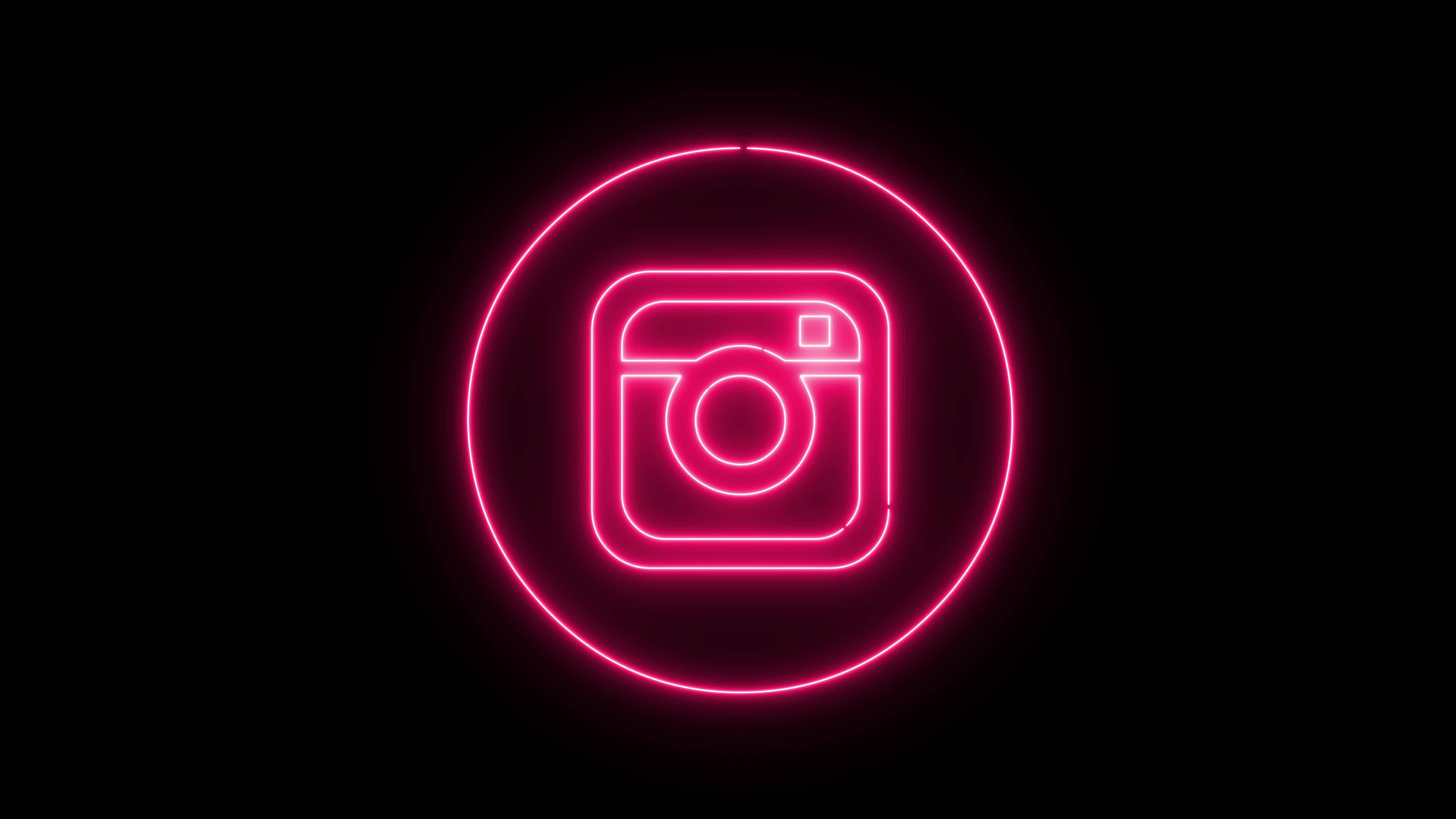 Nhấp chuột vào các icon động neon Instagram để khám phá nét đặc sắc và sáng tạo của mạng xã hội này.