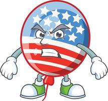 USA Stripes Balloon Icon Design vector