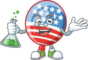 USA Stripes Balloon Icon Design vector