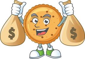 Peanut Butter Cookies Icon Design vector