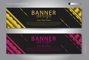 abstract banner design. Vector shaped background. Modern Graphic Template Banner pattern for social media and web sites