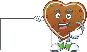 Gingerbread Love Icon Design vector