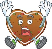 Gingerbread Love Icon Design vector