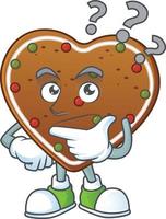 Gingerbread Love Icon Design vector