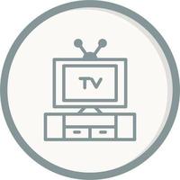 Watching Tv Vector Icon