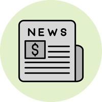 Newspaper Vector Icon