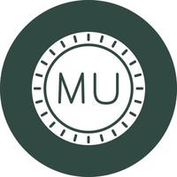Mauritius Dial code Vector Icon