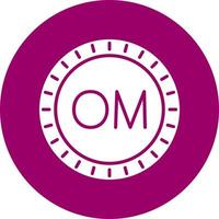 Oman Dial code Vector Icon
