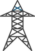 icono de vector de torre eléctrica